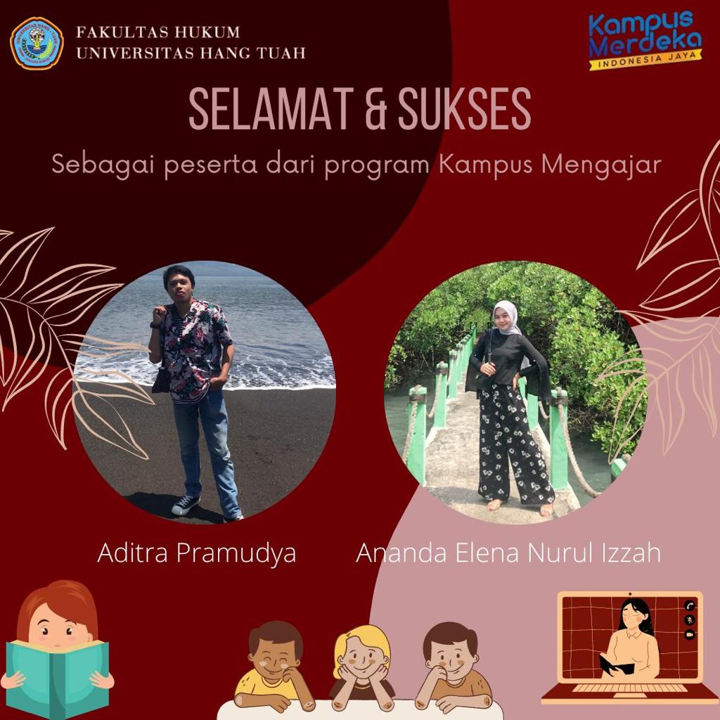 Selamat Dan Sukses Mahasiswa Peserta Program Kampus Mengajar Fakultas Hukum Uht